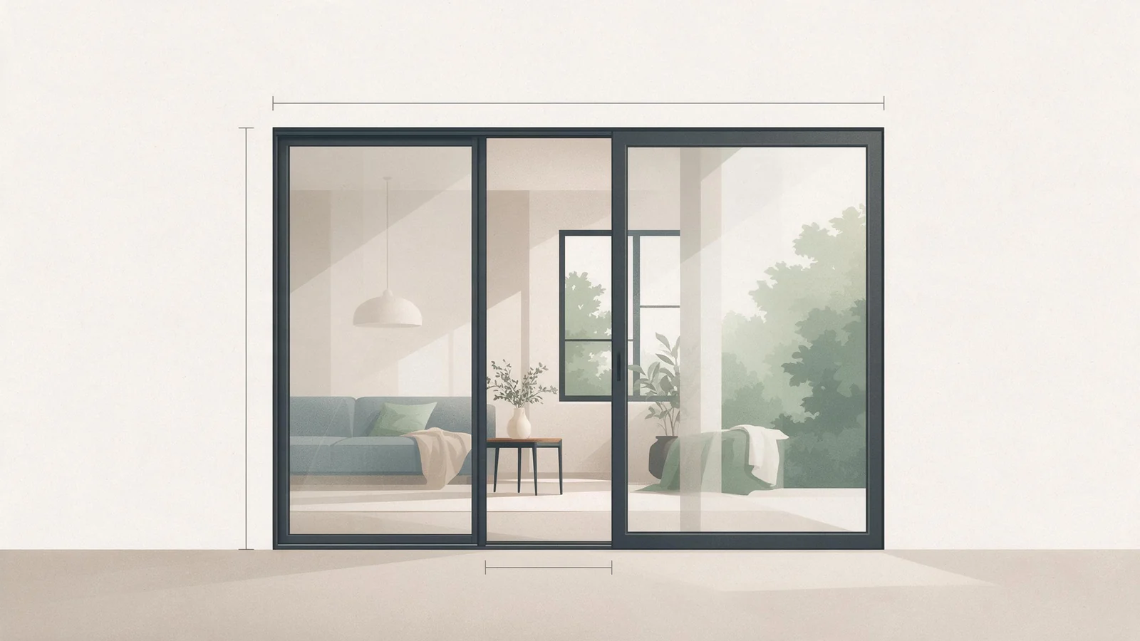 standard sliding door size, Winway